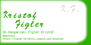 kristof figler business card