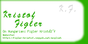 kristof figler business card